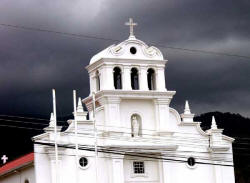 Church in Escazu Cista Rica - Storm Coming