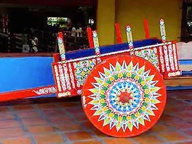 Costa Rica Oxcart, symbol of Costa Rica